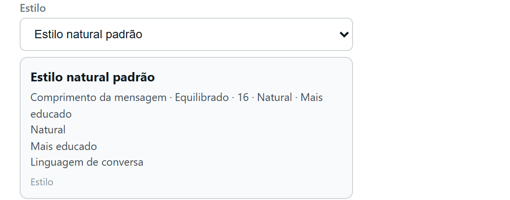 Estilo pessoal