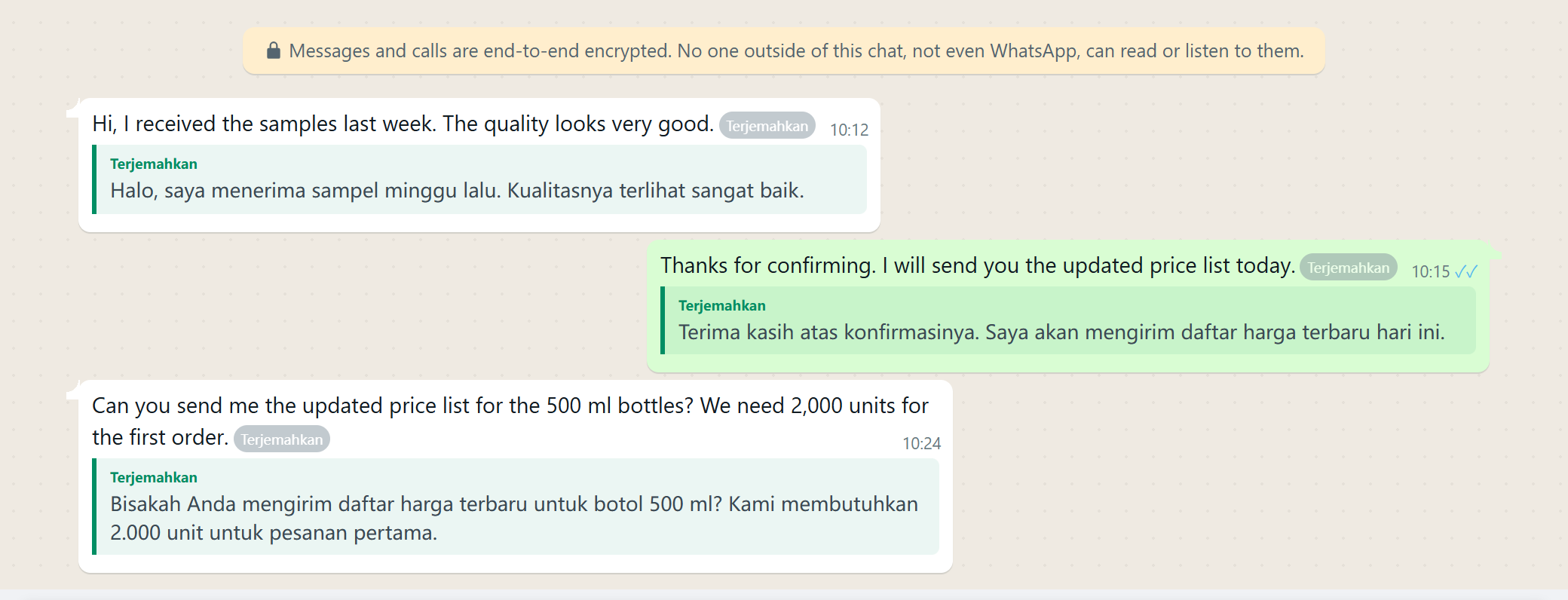 Terjemahan berdasarkan konteks