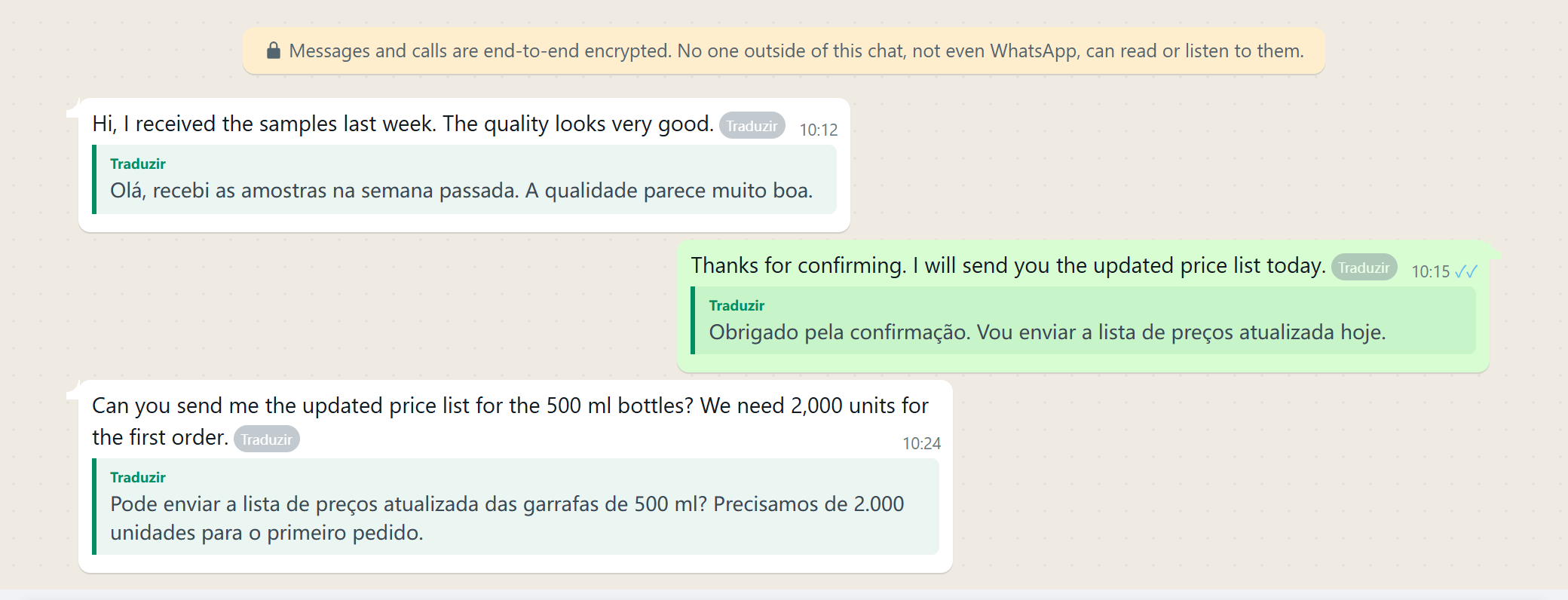 Tradução com contexto